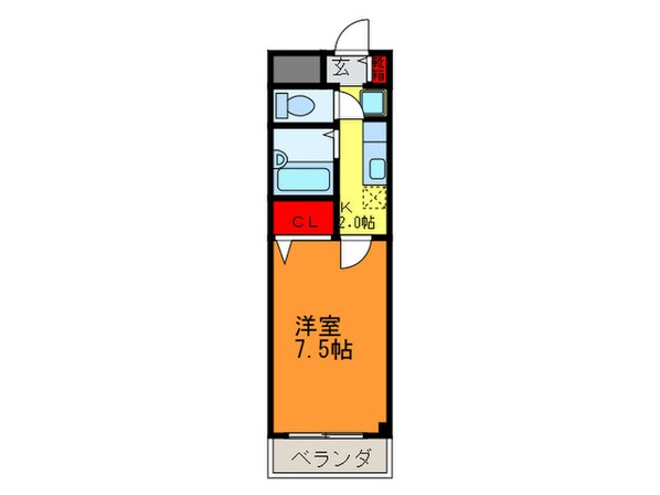 カデンツァＫの物件間取画像